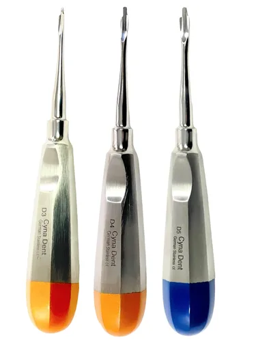 Vista 14 de ArTlAb -Elevadores dentales premium Extracción Extracción Osteotome Periotome Luxating Elevator Apical Spade Cryer Proximator Ascensor Implante