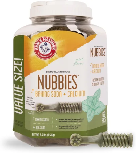 Vista 16 de Arm & Hammer Nubbies - Golosinas dentales para perros, sabor a pollo, 5