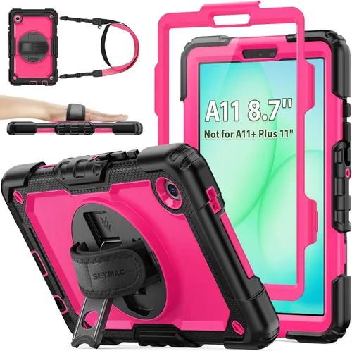 Vista 28 de SEYMAC stock Funda para Samsung Galaxy Tab A8 de 10.5 pulgadas, funda de protección contra caídas de cuerpo completo con protector de pantalla
