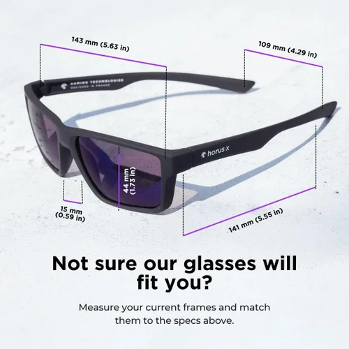 Vista 18 de Horus X - Sunglasses men and women UV400 100% UV Blocking Lightweight Sun Glasses