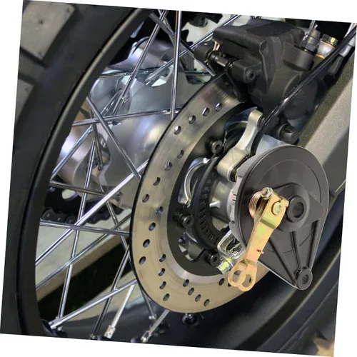 Vista 7 de Kit de montaje trasero de freno de bicicleta, accesorio de motocicleta eléctrica duradero con pastilla de freno gruesa para mayor seguridad