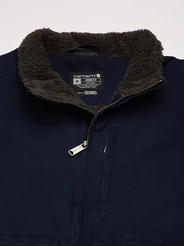 Vista 2 de Carhartt - Chaleco de cuello con forro tipo Sherpa para hombre.