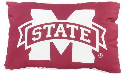 Vista 9 de College Covers Almohada de tiro de 28 x 20 pulgadas, Arkansas Razorbacks