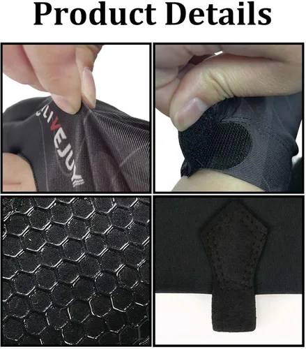 Vista 3 de Guante de piscina para mano izquierda, guantes de billar para mano izquierda 3 dedos