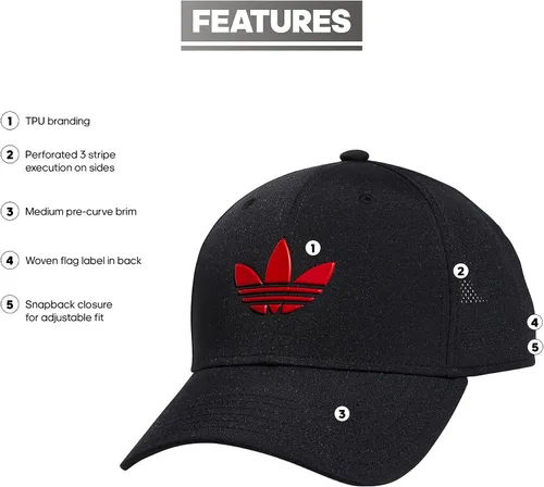 Vista 2 de adidas Originals Gorra Beacon Structured Precurve Snapback para hombre
