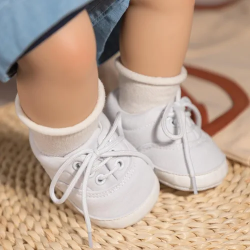 Vista 2 de Zapatos deportivos de lona para bebés y niñas de 0 a 18 meses