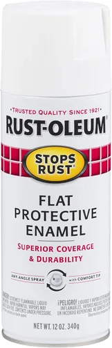 Vista 2 de Rust-Oleum 7776830 Stops Rust - Pintura en espray, 12 onzas, negro liso
