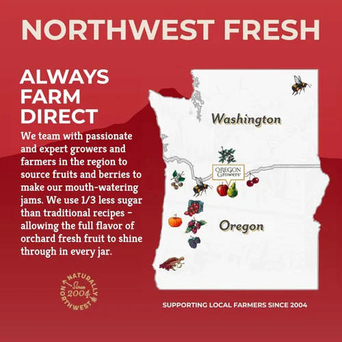 Vista 6 de Oregon Growers Marionberry Fruit Spread, 12 oz (paquete individual)