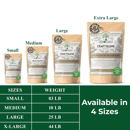 Vista 6 de BuildASoil Fertilizante para huerto de vegetales y alimentos orgánicos para plantas Fertilizante orgánico hecho a mano con 15 ingredientes