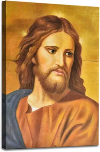 Vista 10 de Roya Art -Cuadro de la Divina Misericordia, póster de Cristo Jesús, arte de pared religioso Jesús confío en ti, obra de arte inspiradora en lienzo