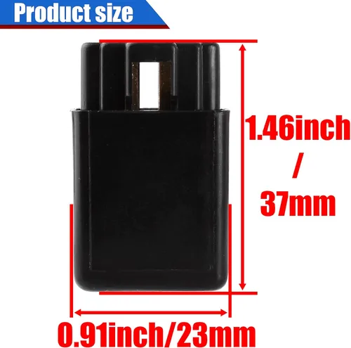 Vista 2 de Solenoide de relé de arranque compatible con Polaris Predator Scrambler Sportsman 50 90 50cc-90cc ATV Quad Scooter Dirt Bike #F020187 A190047
