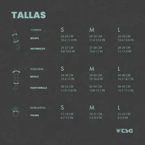 Vista 4 de TSG Juego de almohadillas básicas, todo en uno de protección para patineta, rodilleras, coderas y muñequeras, espuma de copa EVA, tapas de Negro