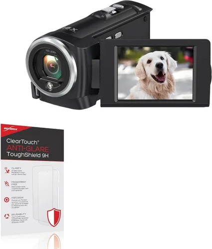 Vista 10 de BoxWave Screen Protector Compatible with Gcasio 2.7K Video Camera Camcorder DV105 - ClearTouch Anti-Glare (2-Pack), Anti-Fingerprint Matte Film Skin