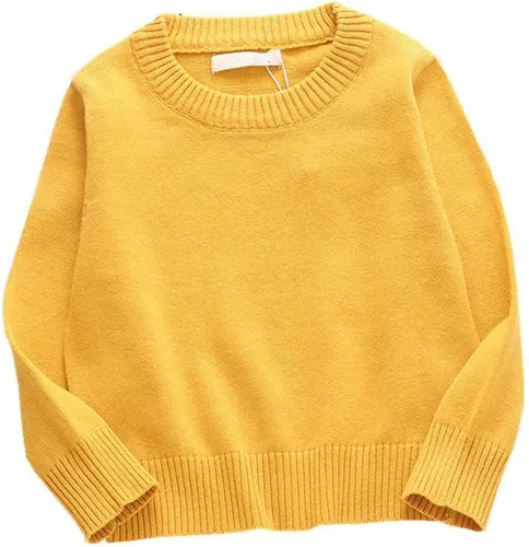 Vista 6 de LNICEAR Suéter de punto con cuello redondo para bebé, niña, niño, suéter de punto cálido, manga larga, ropa de otoño e invierno