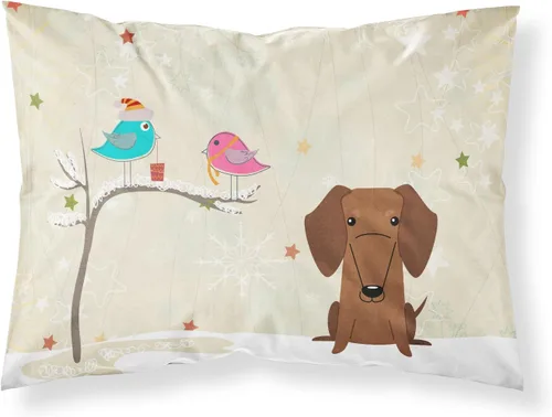 Vista 258 de Caroline's Treasures BB2515PILLOWCASE Between Friends Appenzeller Sennenhund - Funda de almohada de tela estándar, ligera, súper suave, fácil