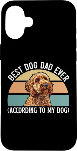 Vista 22 de Best Dog Dad Ever According to My Goldendoodle Funny Doodle Case for iPhone 17