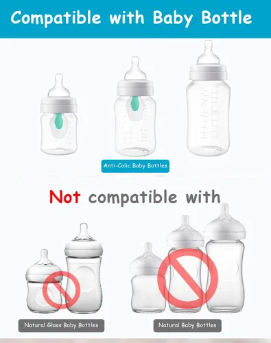 Vista 6 de Manijas para biberones Philips Avent anticólicos y AirFree, soporte compatible con botella de Avent, 4