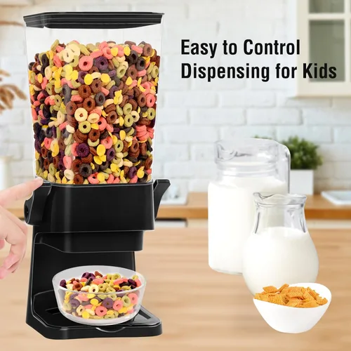 Vista 4 de Dispensador de Cereales para Encimera, Contenedores de Cereales de 5.5L Dispensador de Almacenamiento para Despensa, Contenedores de Arroz