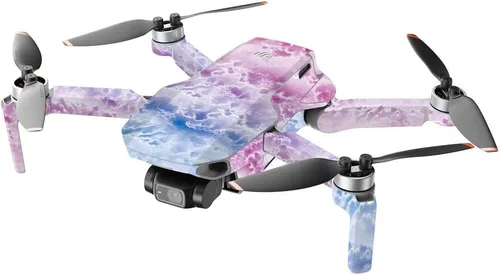 Vista 2 de MightySkins Compatible con DJI Mini 2 Dron portátil – Nubes de caramelo Funda protectora de vinilo duradera y única Fácil de aplicar, quitar
