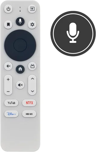 Vista 2 de Reemplazo de control remoto de voz compatible con Onn Android TV FHD 4K UHD GEN 2 Stre-Aming Stick Box, y funciona para MECOOL MK2 Smart Box