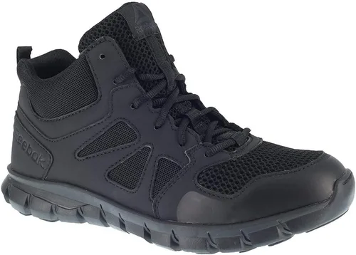 Vista 2 de Reebok Men's Rb8405 Sublite Cushion Tactical Mid Cut Soft Toe Shoe Black Military Boot