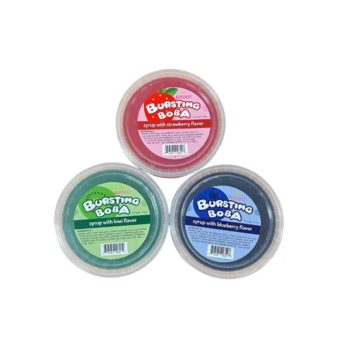 Vista 12 de Bossen Bursting Boba® Minis-3 paquetes (arándano)