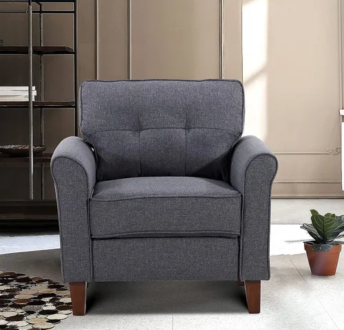 Vista 21 de Container Furniture Direct Kouchouk - Muebles de sala de estar de terciopelo cómodos de tres plazas, sofá moderno de mediados de siglo, sofá biplaza