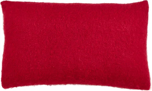 Vista 8 de SARO LIFESTYLE Angora Collection - Almohada de plumón de mohair sintético, 22 pulgadas, color gris