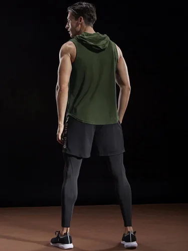 Vista 6 de NELEUS Dry Fit Workout Athletic Muscle Tank with Hoods Pack of 3