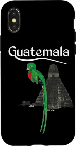 Vista 5 de Guate Quetzal Guatemala Maya Antigua Tikal Coban Volcan Cafe - Carcasa para iPhone 17