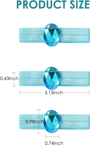 Vista 3 de Conjunto de accesorios de disfraz de princesa para mujer, diadema de Halloween, ligas para el pelo
