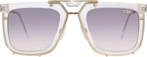 Vista 2 de Cazal Legends 648 003 Gafas de sol para hombre bañadas en orotransparentegris grad. 2.205 in, lente-56 puente-25 B-46 ED-60 templo-147, Chapado