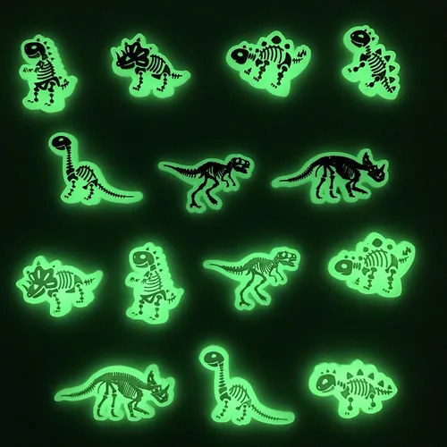 Vista 2 de pequano Dijes de dinosaurio para zapatos, dijes para niños, decoración de pines de PVC para zuecos, zapatos, pulseras, dinosaurios, recuerdos