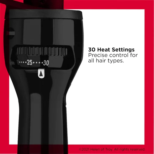 Vista 3 de REVLON Perfect Heat - Cepillo para rizador de cerámica, negro, 3/4 pulgadas