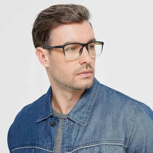 Vista 2 de 4 Pack Oversized Reading Glasses for Men, Blue Light Blocking Computer Readers, Anti UV Ray/Eye Strain/Glare