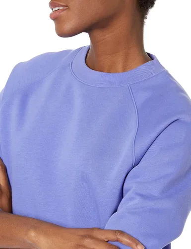 Vista 3 de Tienda Essentials Sudadera de manga larga con cuello redondo y ajuste holgado para mujer (disponible en tallas extragrandes)