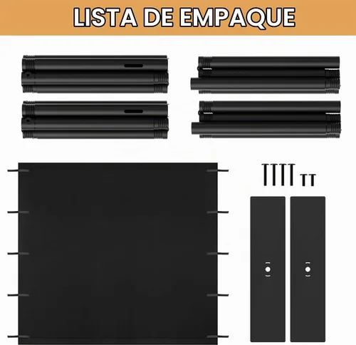 Vista 8 de Panel divisor de habitación, pantalla de privacidad grande de 6 pies