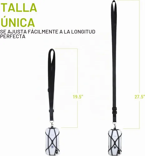 Vista 3 de Gear Beast Cordón universal cruzado para teléfono celular, compatible con iPhone, Galaxy y la mayoría de los teléfonos inteligentes, soporte