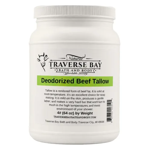 Vista 7 de Traverse Bay Bath and Body Pure Tallow - Tarro resellable de 32 onzas
