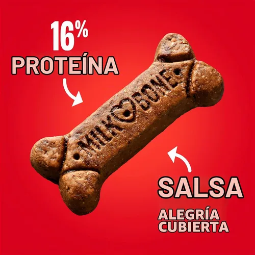 Vista 4 de Milk-Bone Gravy Bones - Golosinas para perros con 4 sabrosos sabores de carne recubiertos en salsa, 7 libras