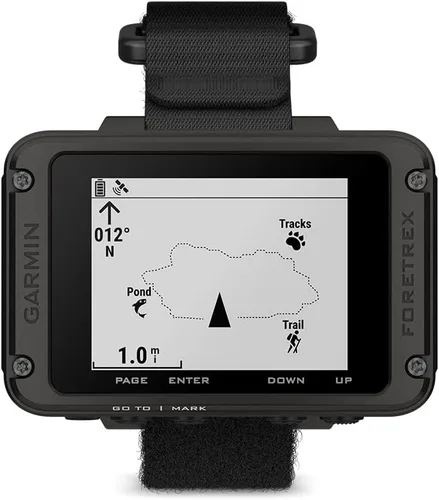 Vista 2 de Garmin Foretrex 801, navegación GPS montada en la muñeca, GNSS multibanda mejorada, mayor duración de la batería