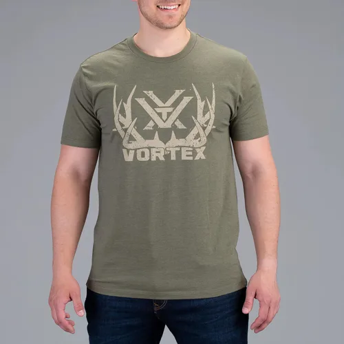 Vista 3 de Vortex Camisetas de manga corta Full Tine para hombre Military Heather