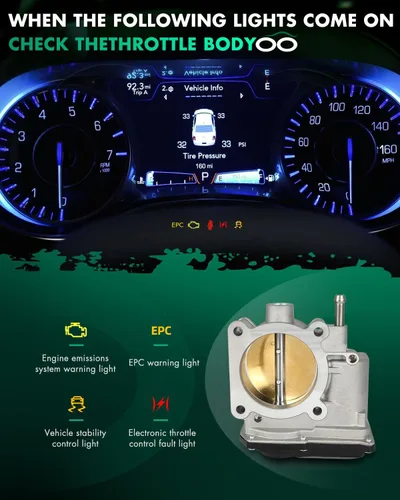Vista 7 de SCITOO Cuerpo electrónico del acelerador compatible con Scion FR-S, para Subaru BRZ, para Toyota 86 - Reemplaza 16112AA400, SU00300313