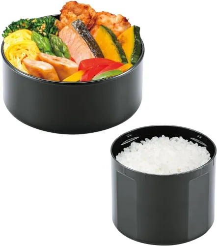 Vista 2 de Zojirushi SL-XE20AD Classic - Tarro de almuerzo aislado de acero inoxidable, 50 onzas, azul marino