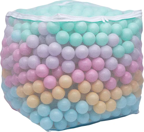 Vista 8 de Amazon Basics - Bolas de plástico para piscinas sin BPA con bolsa de almacenamiento, 1000 bolas (2.3 pulgadas de diámetro), colores brillantes