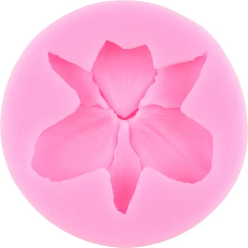 Vista 6 de ZiXiang Molde de silicona de flores de orquídea, molde de fondant de plumeria, moldes de hibisco, moldes de chocolate para decoración de pasteles