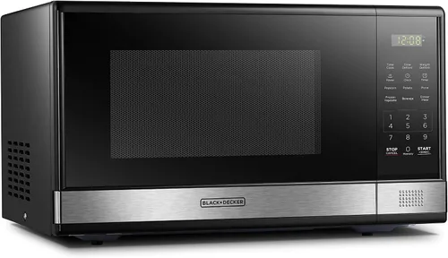 Vista 3 de BLACK+DECKER Horno digital de microondas (1.1 pies cúbicos) y aspiradora vertical giratoria sin bolsa BISSELL CleanView
