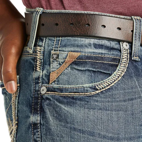 Vista 5 de ARIAT Jeans ajustados y apilables M5 de pierna recta para hombre