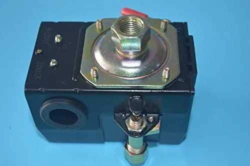 Vista 3 de Lefoo LF10-1H-1-NPT1/4-95-125 Válvula de control de presión de compresor de aire, de alta calidad, de 95-125 PSI, con descarga.