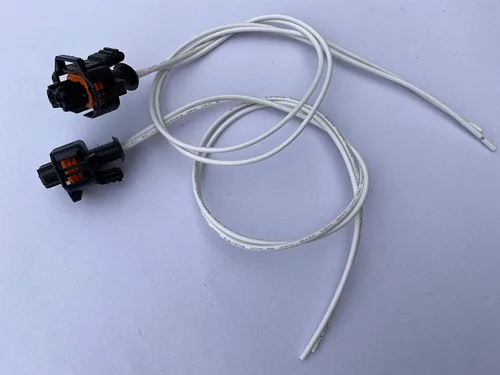 Vista 3 de Paquete de 2 conectores de inyector de combustible diésel para Chevrolet GMC 6.6L Duramax LLY LBZ LLM Diesel 2 cables Pigtail 88988963 PT2183